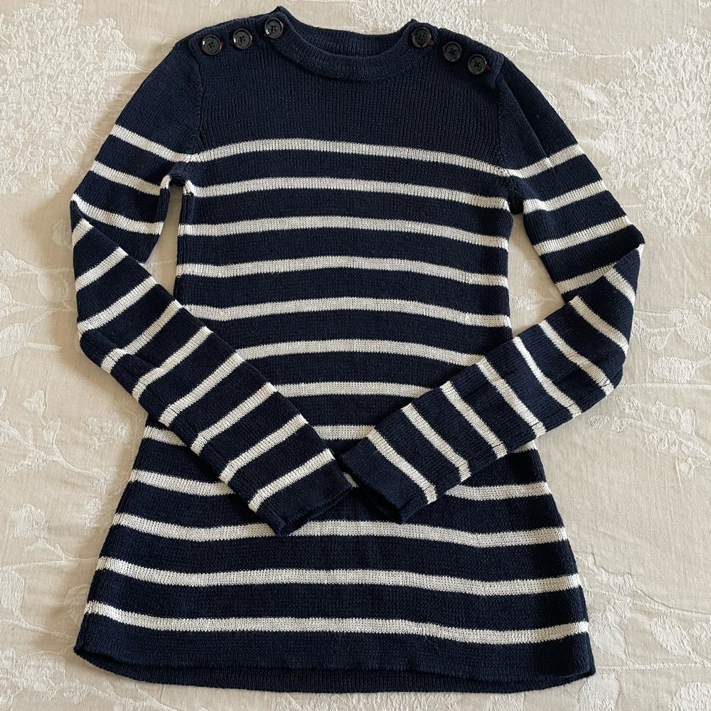 Isabel Marant Étoile Navy Sweater with Button Accents